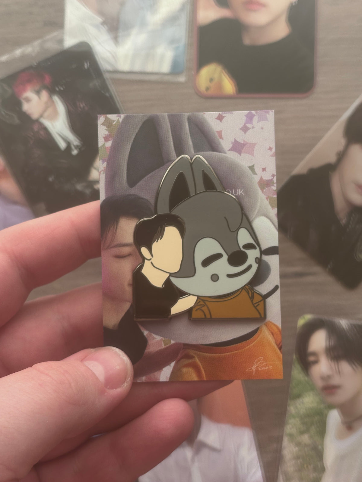 Wolfchan Hard Enamel Pin