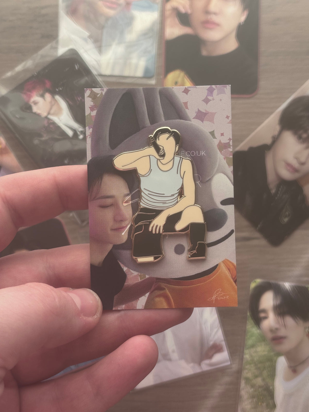 Bangchan On Stage Hard Enamel Pin
