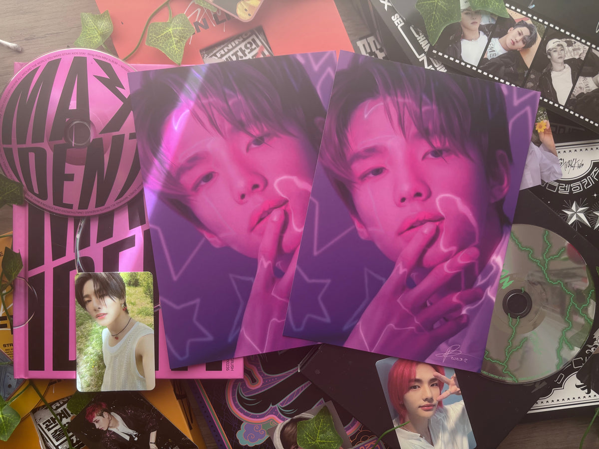 Neon Star Hyunjin A5 Soft Touch Print